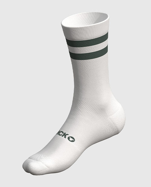 Black Sheep 黑羊 車襪Crew Socks Surf Spray 白底綠色條紋