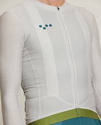 Pedla 薄長袖車衣 BOLD Classic LS Jersey Chalk 男款 消光白