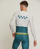 Pedla 薄長袖車衣 BOLD Classic LS Jersey Chalk 男款 消光白