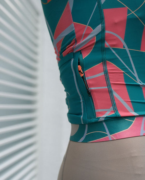 EDW 車衣EdW Eclectic Short Sleeve Jersey Urban 女款 橘綠