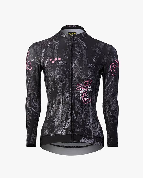 Pedla 薄長袖車衣 Denim Classic LS Jersey Black Etch 女款 斑駁黑