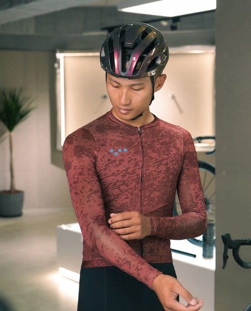 Pedla 薄長袖車衣 RideCamo Air LS Jersey Raisin 男款 棕