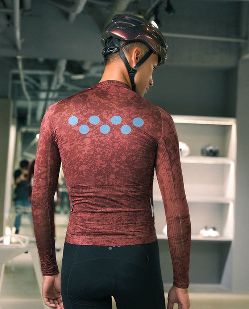 Pedla 薄長袖車衣 RideCamo Air LS Jersey Raisin 男款 棕