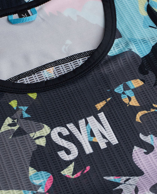 Biehler 無袖底衫 Pro Mesh Sleeveless Baselayer Splash 男款 黑底彩潑