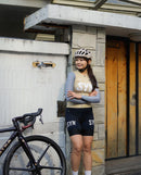 Biehler 薄長袖車衣 SYN Aero LS Jersey Gold Grey 女款 灰金