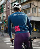 EdWonder 冬季長袖車衣EdW Edition Thermal LS Nile Blue長袖 男款 尼羅河藍