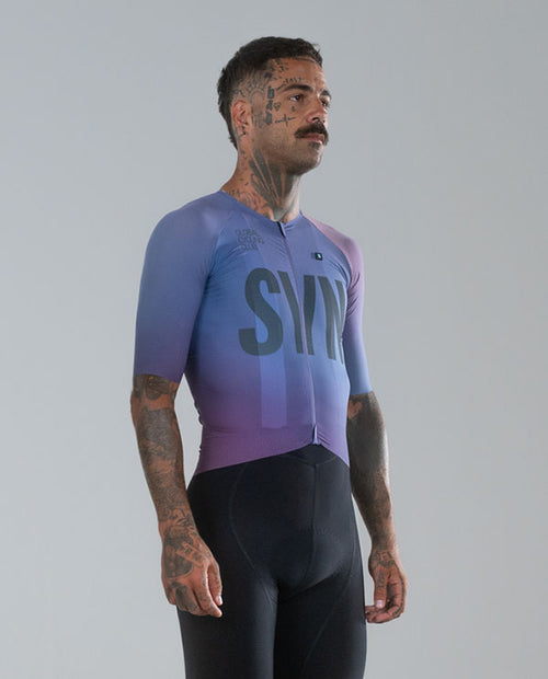 Biehler 車衣 PRO Tech Jersey Blur 男款 漸層藍