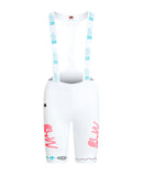 Biehler 磁扣車褲 Pro Team Bib Shorts Milky Way 女款 白