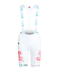 Biehler 磁扣車褲 Pro Team Bib Shorts Milky Way 女款 白
