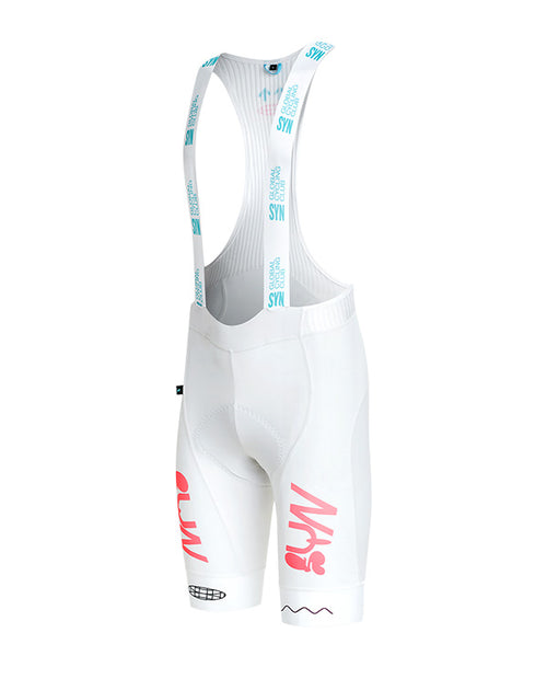 Biehler 車褲 Pro Team Bib Shorts Milky Way 男款 白