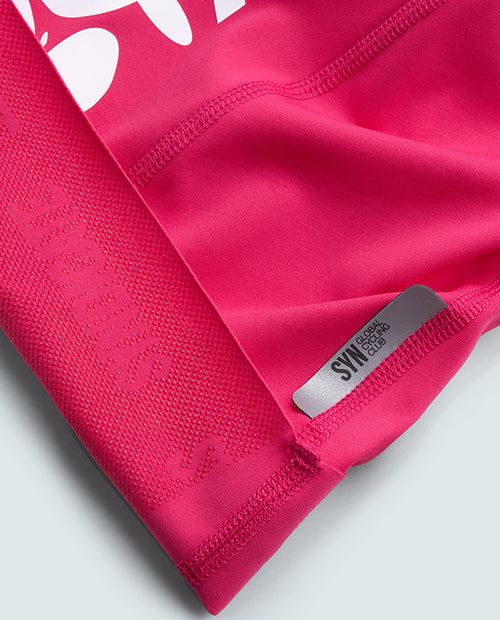 SYN 車褲 Pro Team Bib Shorts Coral Pink 男款 亮紅