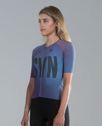 Biehler 車衣 PRO Tech Jersey Blur 女款 漸層藍