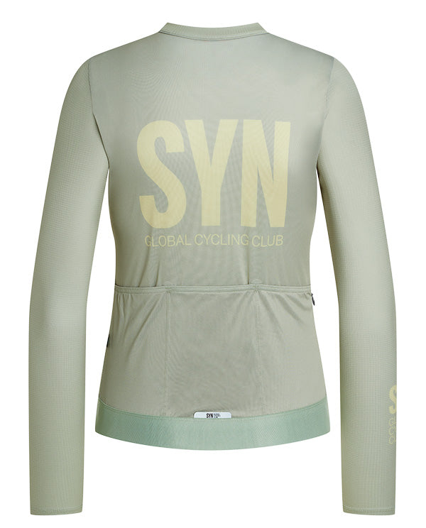 Biehler 薄長袖車衣 Pro LS Jersey Lizzard 女款 草綠