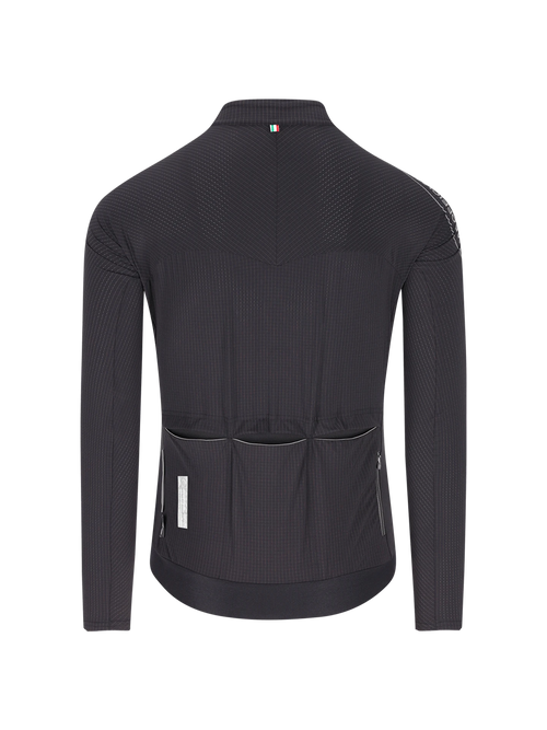 Q36.5 薄長袖車衣Dottore Pro Research Scientist LS Jersey Black 男款 黑