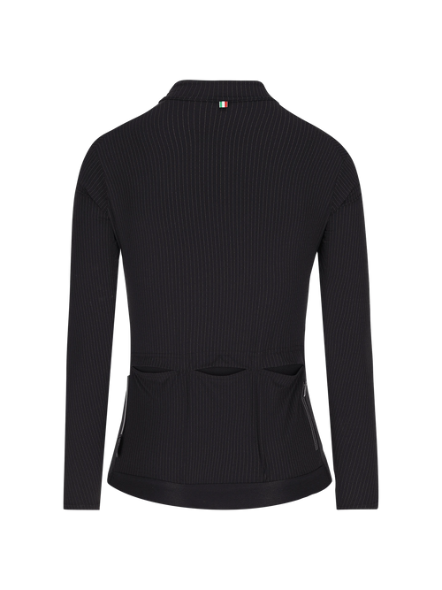Q36.5 薄長袖車衣 Dottore Pro LS Jersey Black 女款 黑