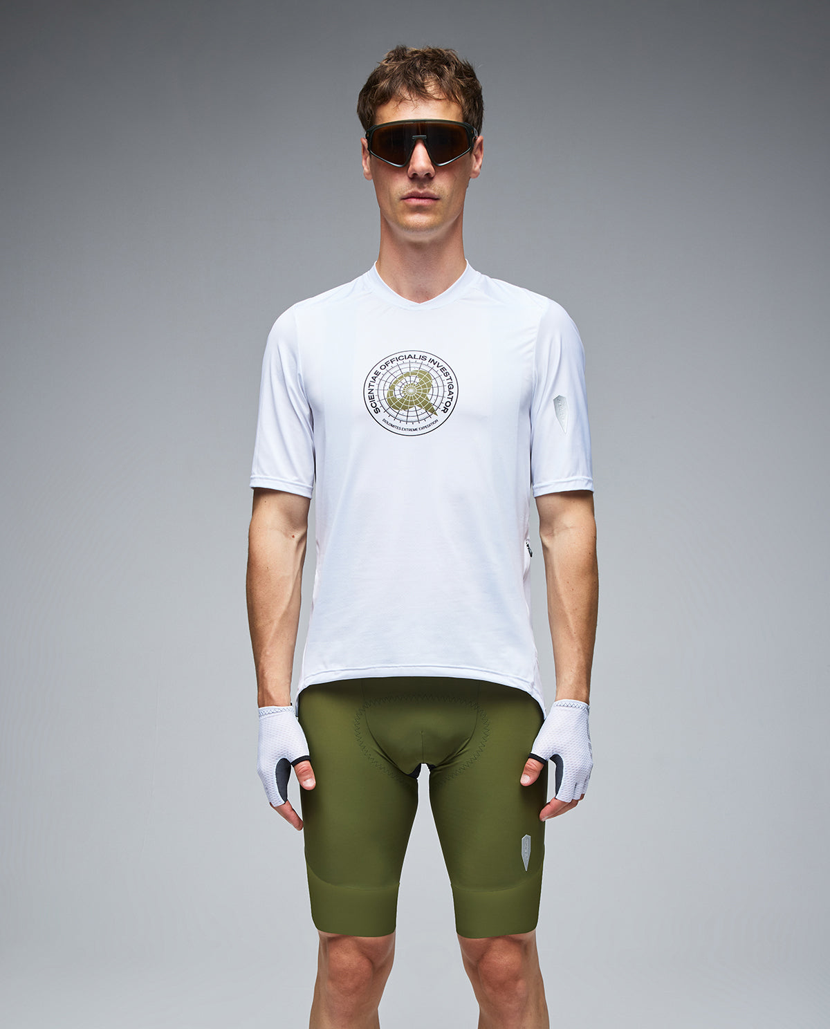 Q36.5 機能短Tee Adventure Tech T-shirt Dolomites Extreme White 白