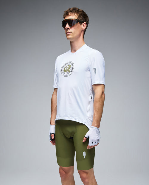 Q36.5 機能短Tee Adventure Tech T-shirt Dolomites Extreme White 白