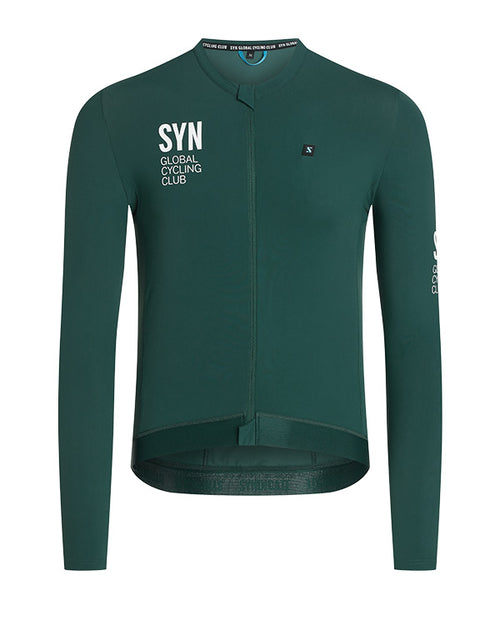 Biehler 中量長袖車衣Training Native L/S Jersey Forest 男款 森綠