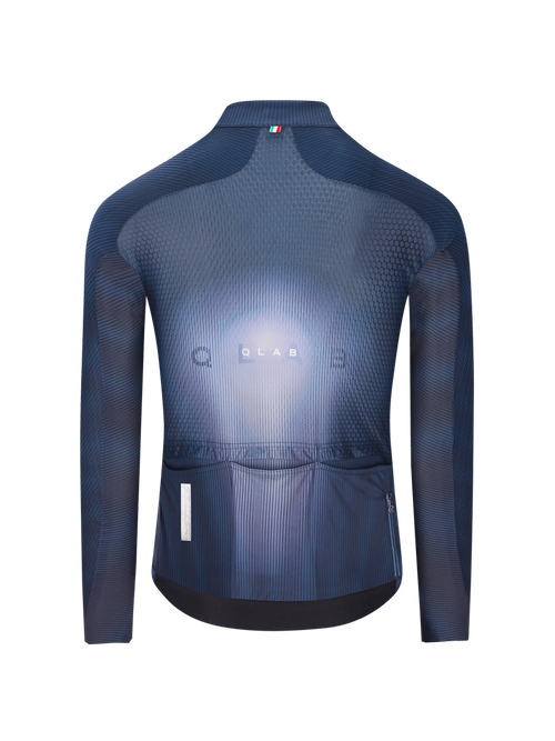 Q36.5 薄長袖車衣Gregarius Hybrid Light QLAB LS Jersey Nautica Blue 男款 藍
