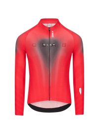 Q36.5 薄長袖車衣Gregarius Hybrid Light QLAB LS Jersey Lava Red 男款 紅