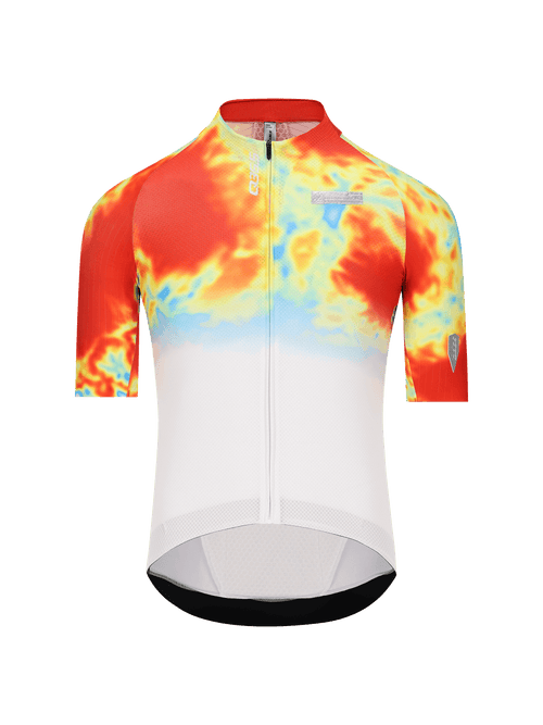 Q36.5 車衣 Gregarius Clima Weathermap Jersey White 男款 白