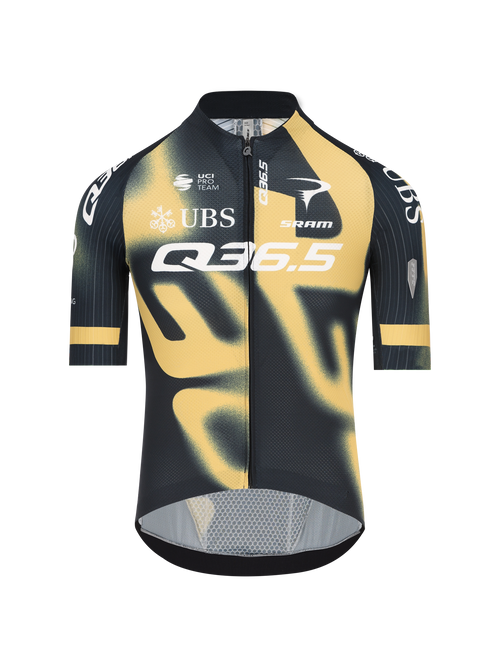 Q36.5 車衣Gregarius Q36.5 Pro Team Off-Road Jersey Black-White 男款 黑金