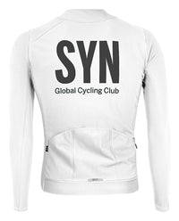 Biehler 車衣SYN Thermal Rain LS Jersey White 防雨保暖 男款 白