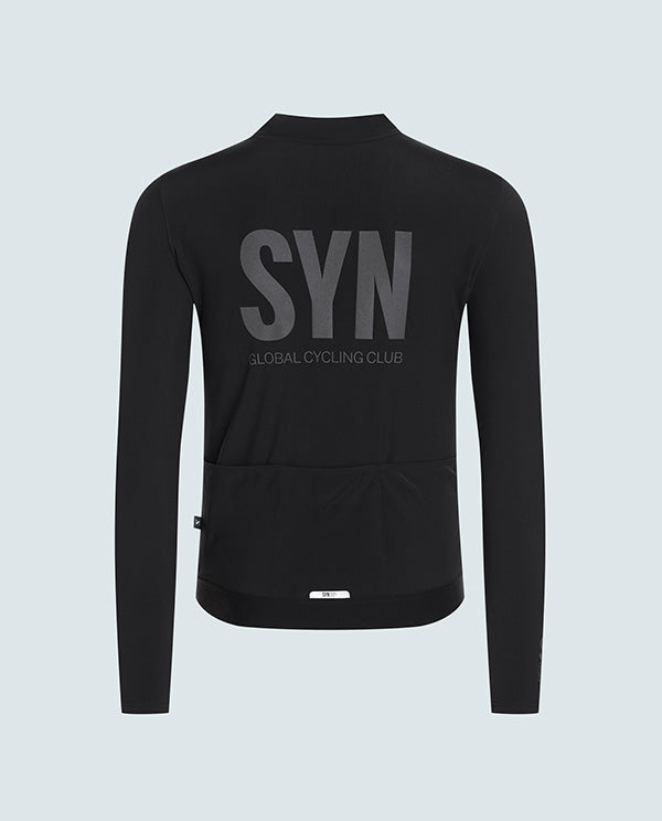 Biehler 車衣 Pro Thermal LS Jersey Black Reflective 保暖長袖 男款 黑