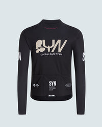SYN 車衣 Pro Team Shield Jersey Ace 保暖長袖 男款 深灰