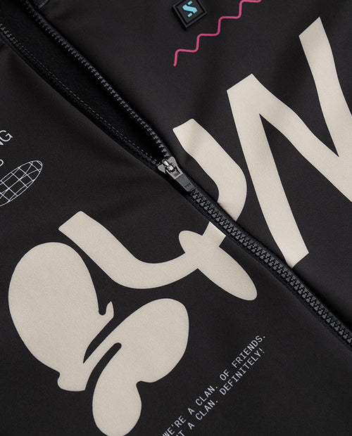 SYN 車衣 Pro Team Shield Jersey Ace 保暖長袖 男款 深灰