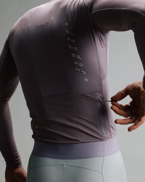 Isadore 薄長袖車衣 Alternative Ultralight Long Sleeve Jersey Lavender 男款 薰衣草紫