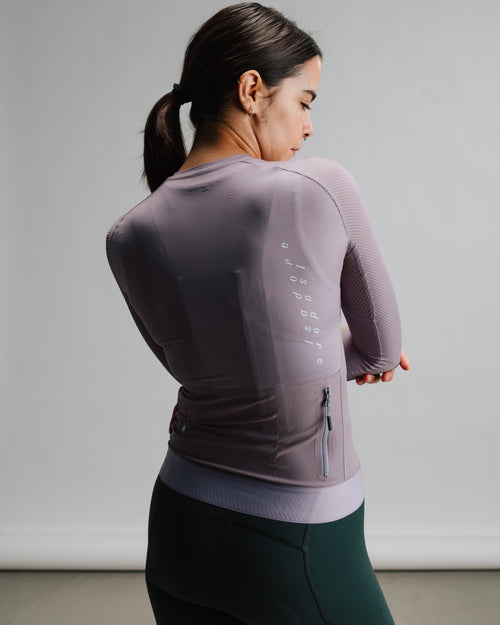 Isadore 薄長袖車衣 Alternative Ultralight Long Sleeve Jersey Lavender 女款 薰衣草紫