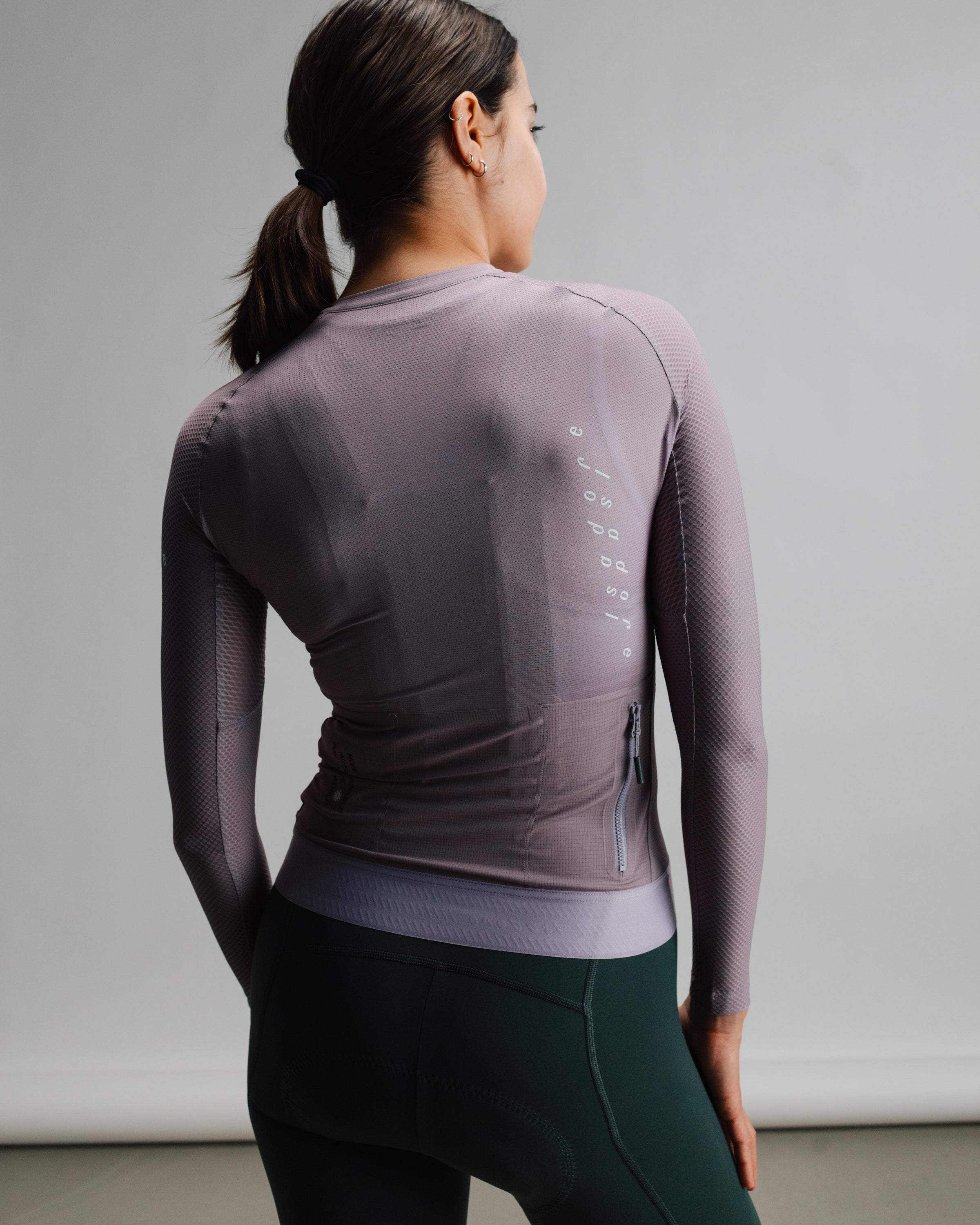 Isadore 薄長袖車衣 Alternative Ultralight Long Sleeve Jersey Lavender 女款 薰衣草紫