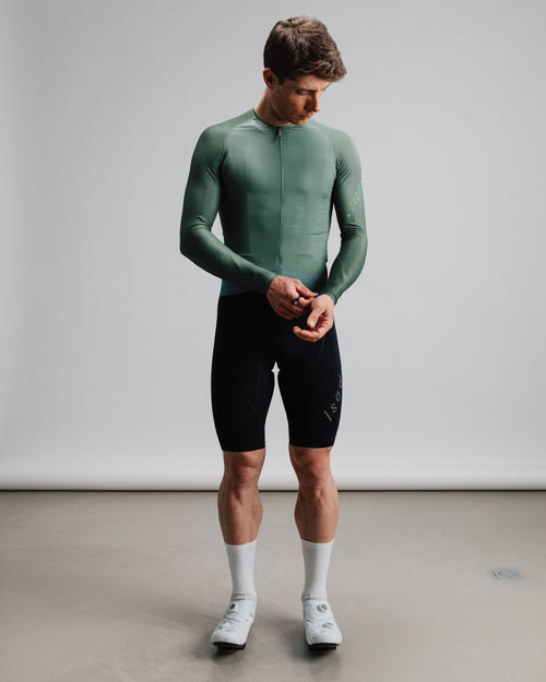 Isadore 薄長袖車衣 Alternative Ultralight Long Sleeve Jersey Laurel Wreath 男款 月桂冠綠