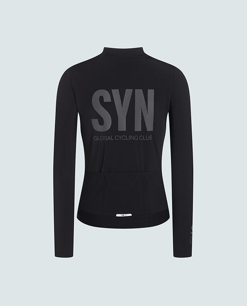 Biehler 車衣 Pro Thermal LS Jersey Black Reflective 保暖長袖 女款 黑