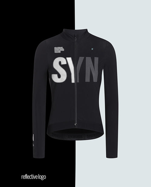 Biehler 車衣 Pro Thermal LS Jersey Black Reflective 保暖長袖 女款 黑