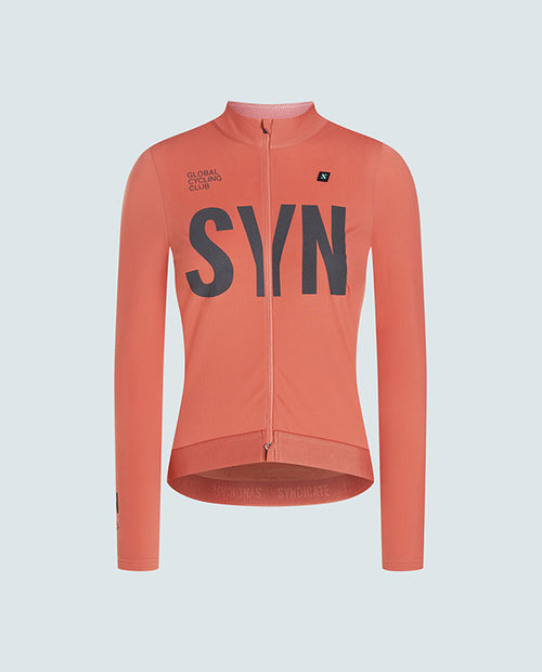 Biehler 車衣 Pro Thermal LS Jersey Terra Reflective 保暖長袖 女款 橘