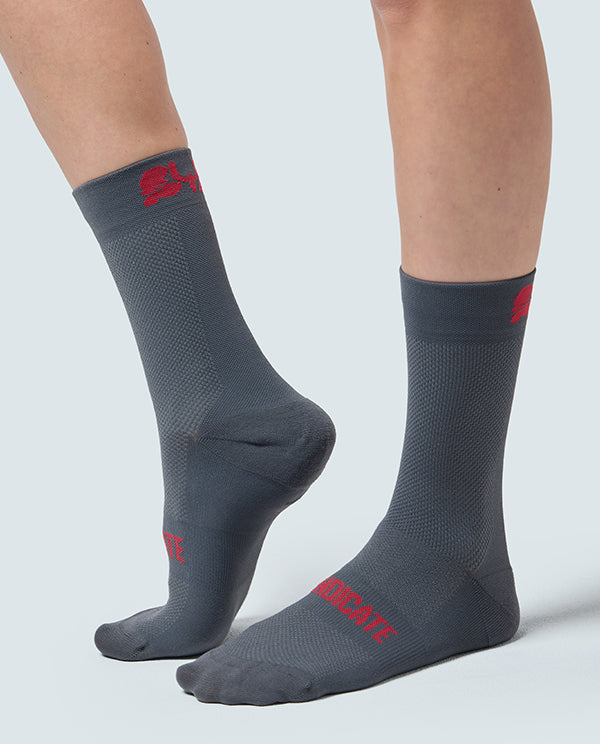 SYN 車襪 Pro Team Socks Grey 深灰