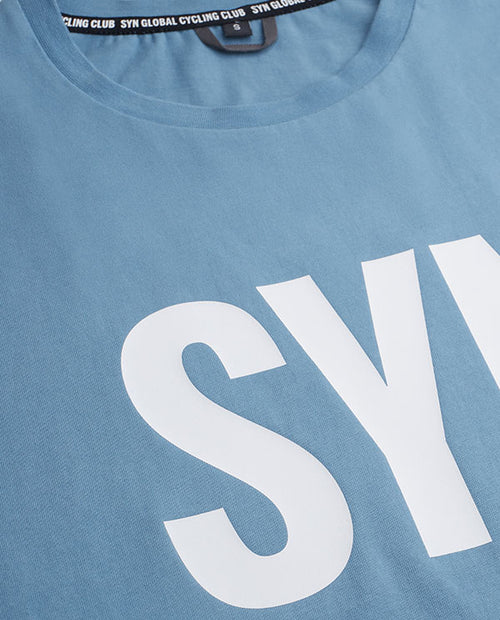 Biehler T-Shirt Urban Logo Ocean 海洋藍