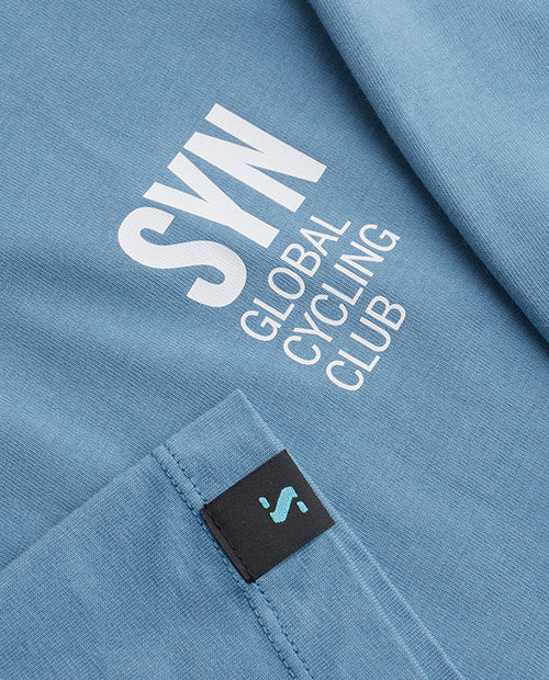 Biehler T-Shirt Urban Logo Ocean 海洋藍