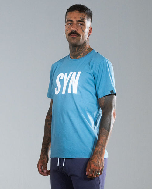 Biehler T-Shirt Urban Logo Ocean 海洋藍