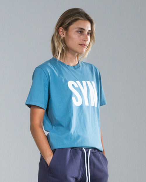 Biehler T-Shirt Urban Logo Ocean 海洋藍