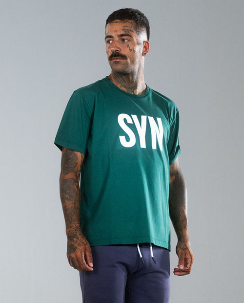 Biehler T-Shirt Urban Logo Pine 松綠