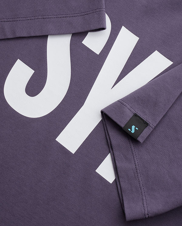 Biehler T-Shirt Urban Logo Pale 灰紫