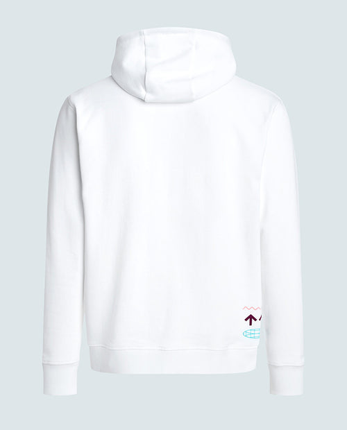 SYN 連帽長T Pro Team Hoodie White 白 | Cycling FABRO 頂級車衣專賣店