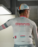Biehler 薄長袖車衣Syndicate Race Team LS Jersey Sunday 男款 白