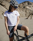 Café du Cycliste T-shirt 車衣Magalie White短袖 女-飛魚白