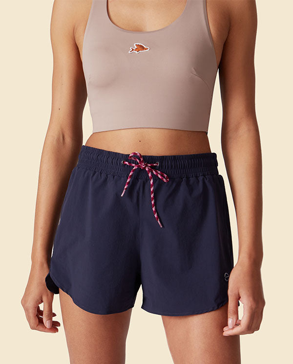 Café du Cycliste 短褲Vaiana Light Shorts Dark Navy 女 深藍