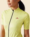 Café du Cycliste 車衣 Fleurette V2 Lightweight Jersey Cactus Green 女款 檸檬黃