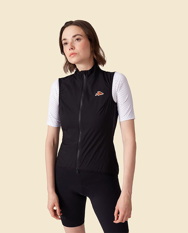 Café du Cycliste 防風背心 Edith Gilet 女款 黑